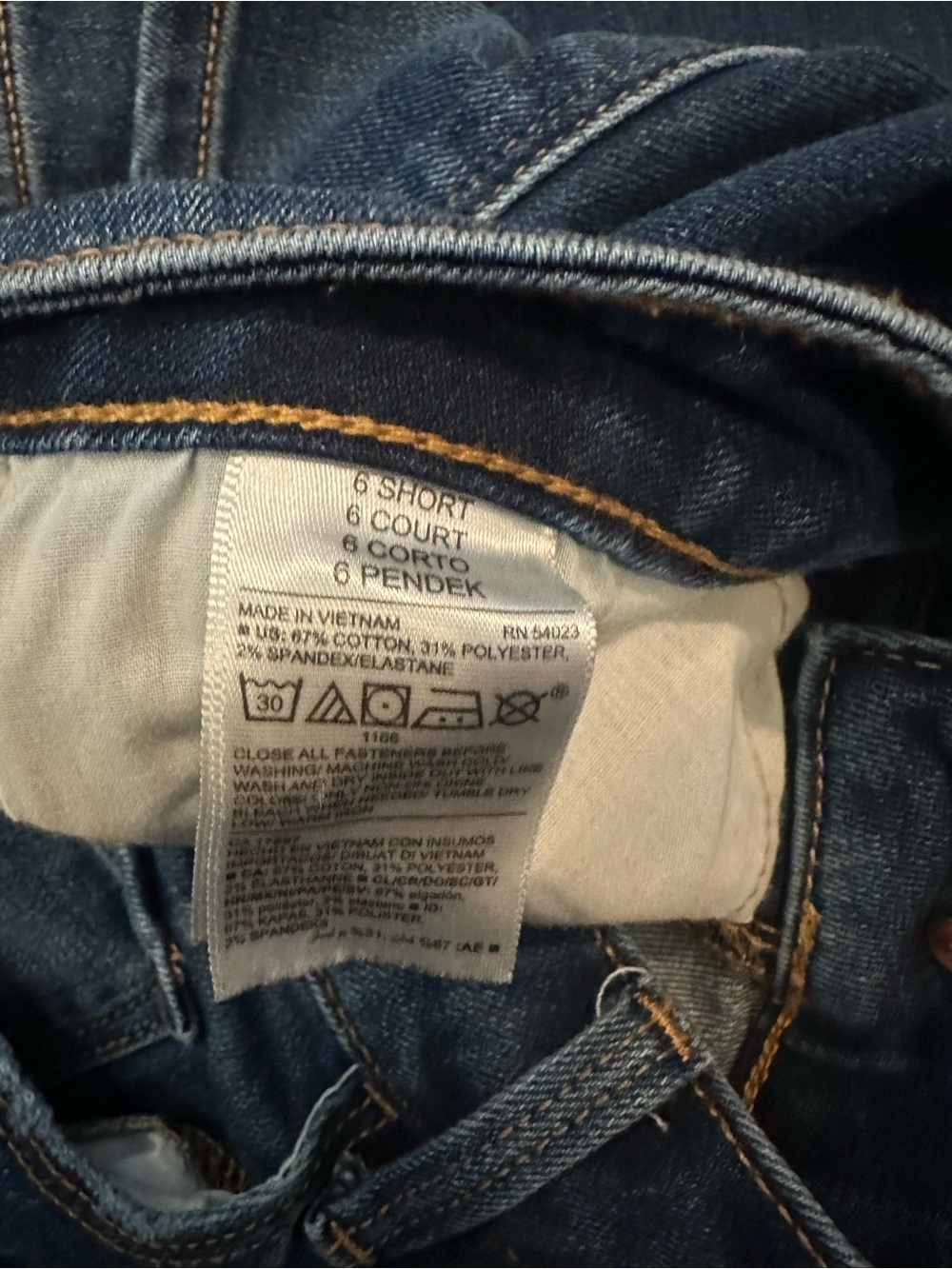 Old Navy Dark Blue Kicker Bootcut Jeans - Picture 3 of 6
